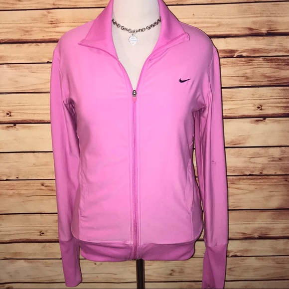 Nike Jackets & Blazers - Nike Pink Full Zip Performance Jacket